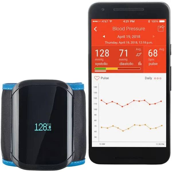 A&D Medical Ultra Connect Wireless Wrist Blood Pressure Monitor