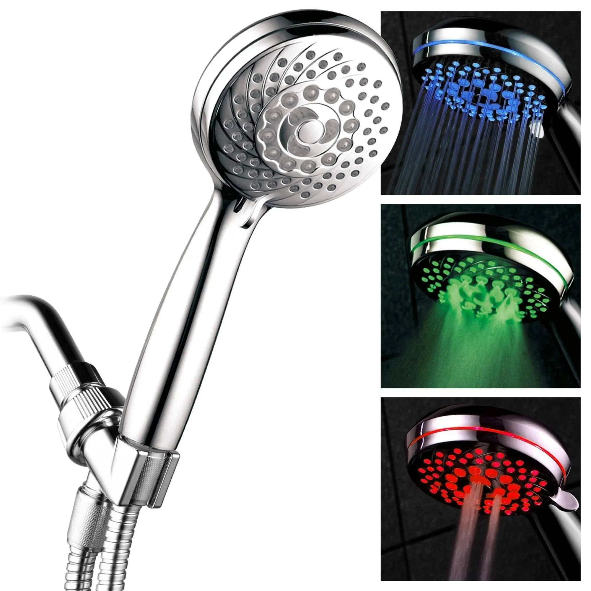 HotelSpa Spectrum Ultra-Luxury 7-Setting 7-Color LED Hand Shower