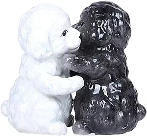 Pacific Giftware Hugging Maltese Puppy Magnetic Ceramic Salt and Pepper Shakers SetPacific Giftware Hugging Maltese Puppy Magnetic Ceramic Salt and Pepper Shakers Set