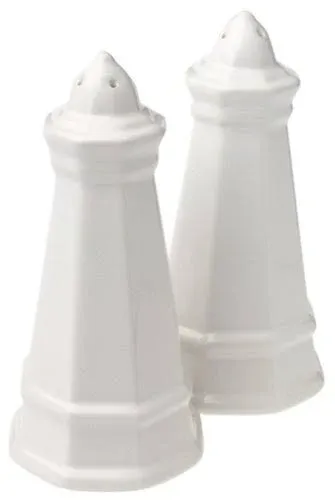 Heritage White Salt &amp; Pepper Set by Pfaltzgraff