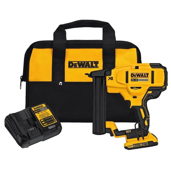 DeWalt 20V Max XR 18 Gauge Cordless Narrow Crown Stapler Kit DCN681D1