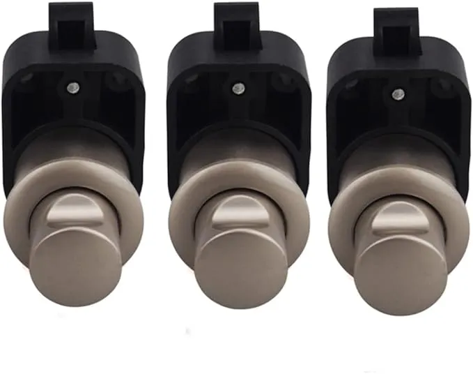 Set of 3 Push Button Lock for RV Motorhome Boat Cabinets