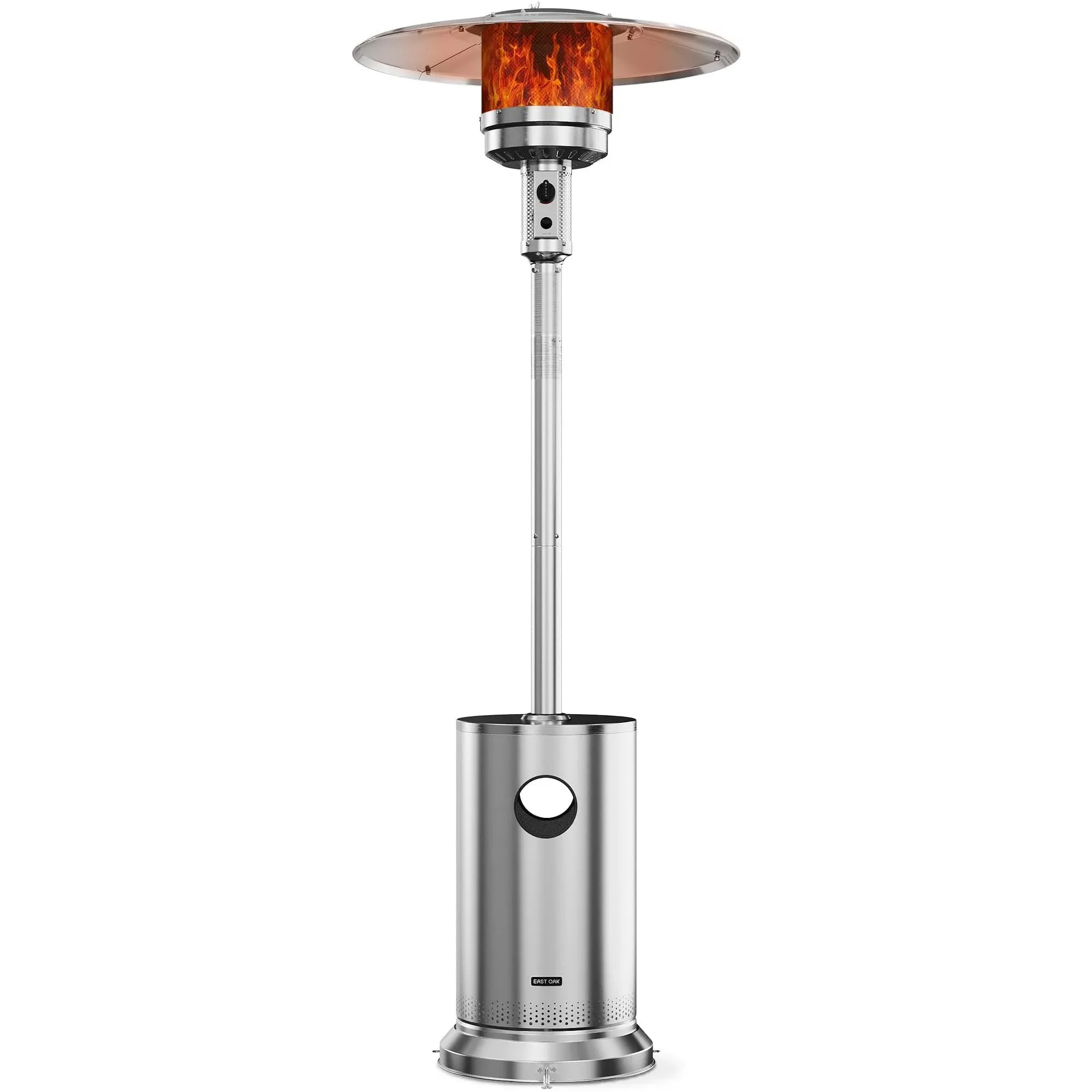 East Oak Patio Heater 48000BTU Stainless Steel