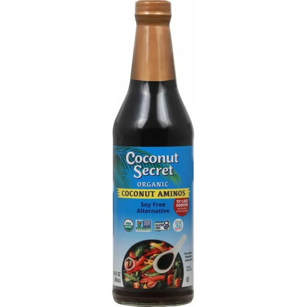 Coconut Secret Coconut Aminos Soy-Free Seasoning Sauce -- 8 fl oz 