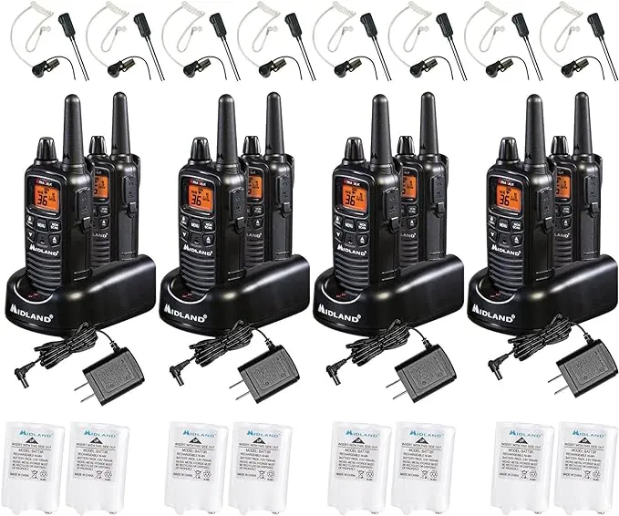 Midland FRS Two-Way Business Radio Bundle LXT600BBX4 - 8/Pack