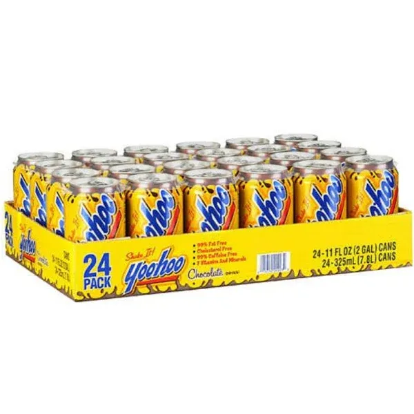 Yoo-Hoo Drink, Chocolate, 12 Pack - 12 pack, 11 fl oz cans