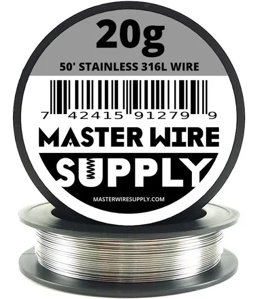 Stainless Steel 316l 50&#039; 20 Gauge Wire