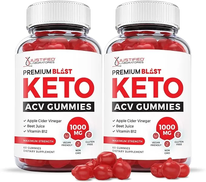 (2 Pack) Premium Blast Keto Max Gummies Dietary Supplement 120 Gummys