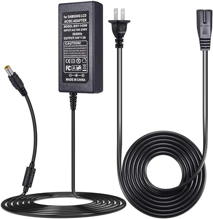 SoulBay Power Cord for Samsung Monitor