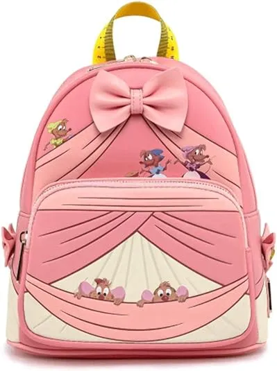 Disney Loungefly Princess Mini Backpack Cinderella Pink Dress Gift Cute 70th