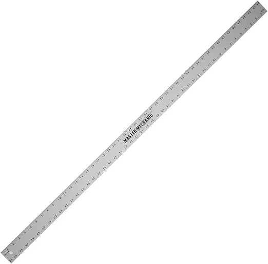 Hangzhou Great Star Industrial 162994 48 in. Master Mechanic; Aluminum Ruler & Straight Edge