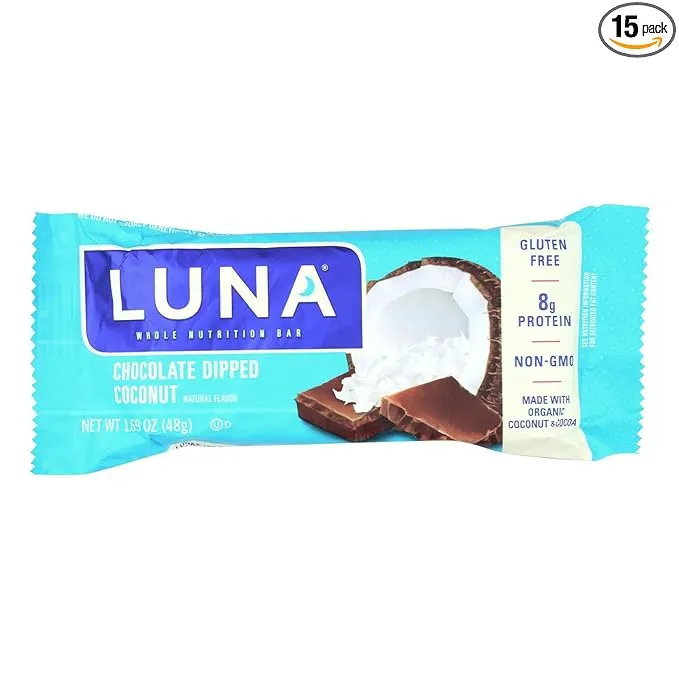 Luna Bar Chocolate Dipped Coconut