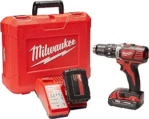 M18 Lithium-Ion Cordless 1/2 in. Hammer Drill Driver Kit with(2) 1.5Ah Batteries, Charger and Hard Case