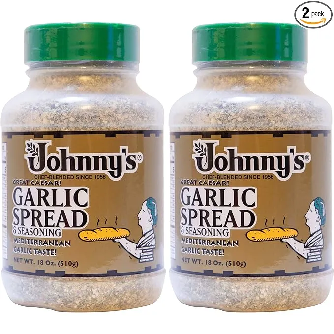 Johnny's Garlic Spread & Seasoning, 18 Oz (Pack of 2)