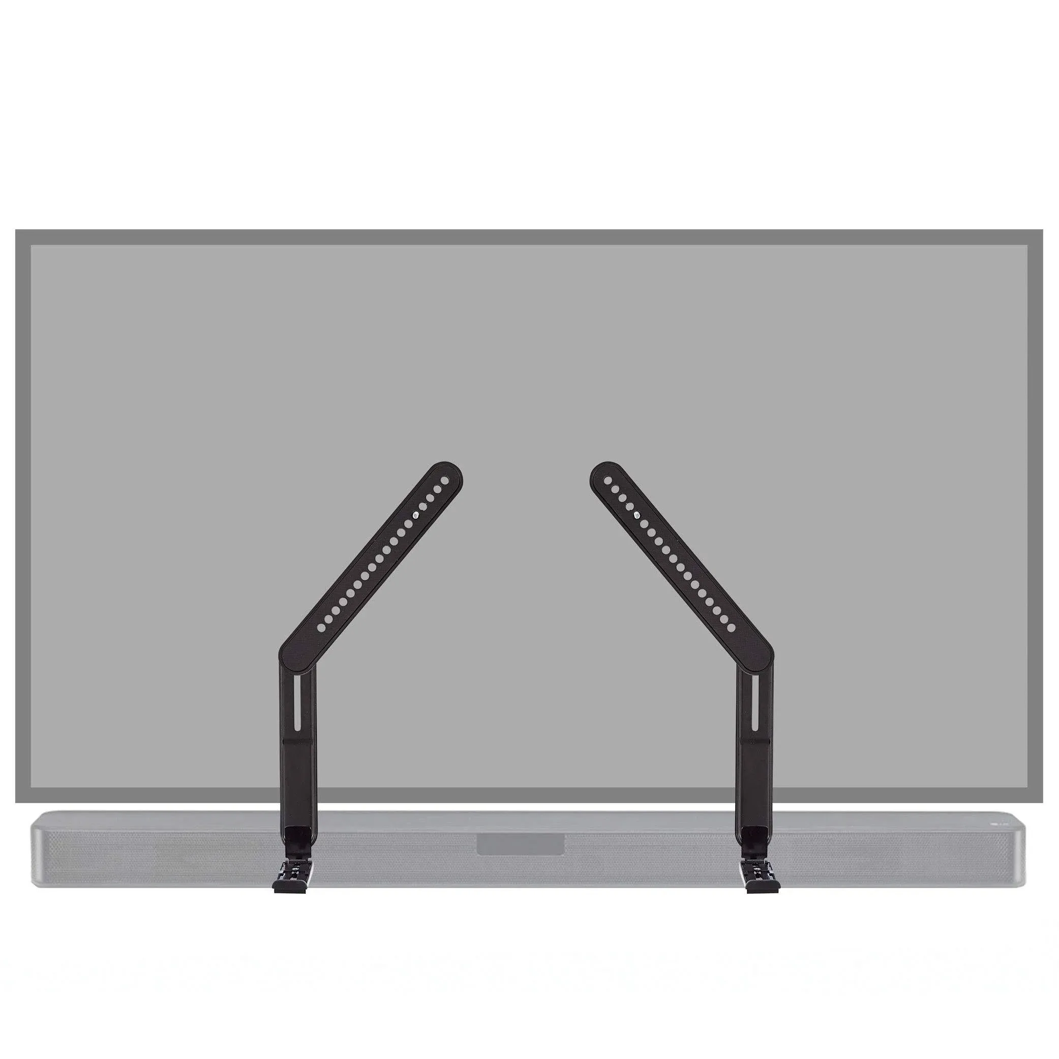 Echogear Under TV Sound Bar Mount Adjust Height & Depth for Maximum Compatibility ...