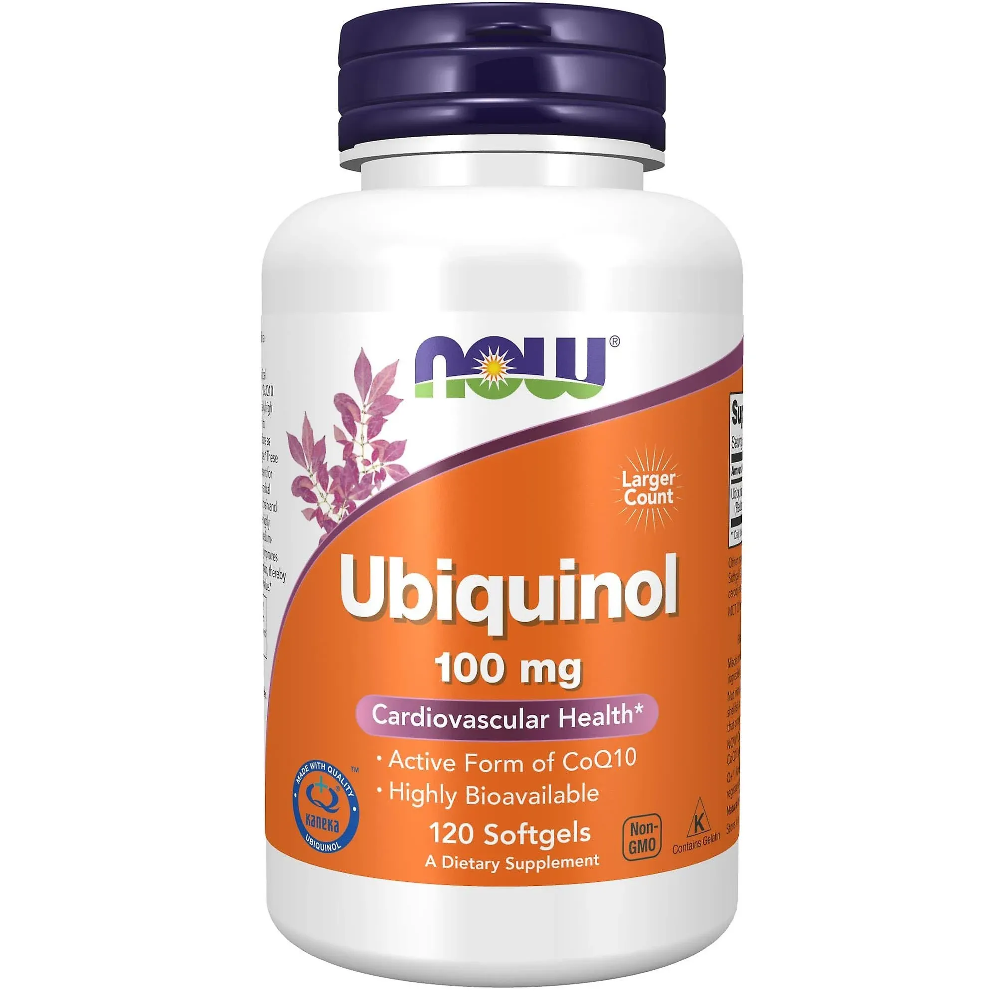 Now Foods Ubiquinol 100 mg, 120 Softgels