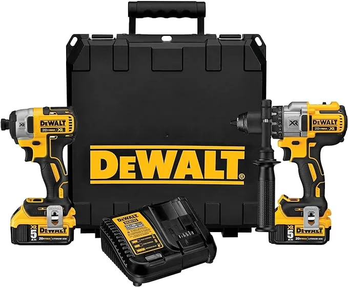 Dewalt 20V MAX Cordless Brushless XR Hammerdrill Impact Driver Combo Kit DCK299