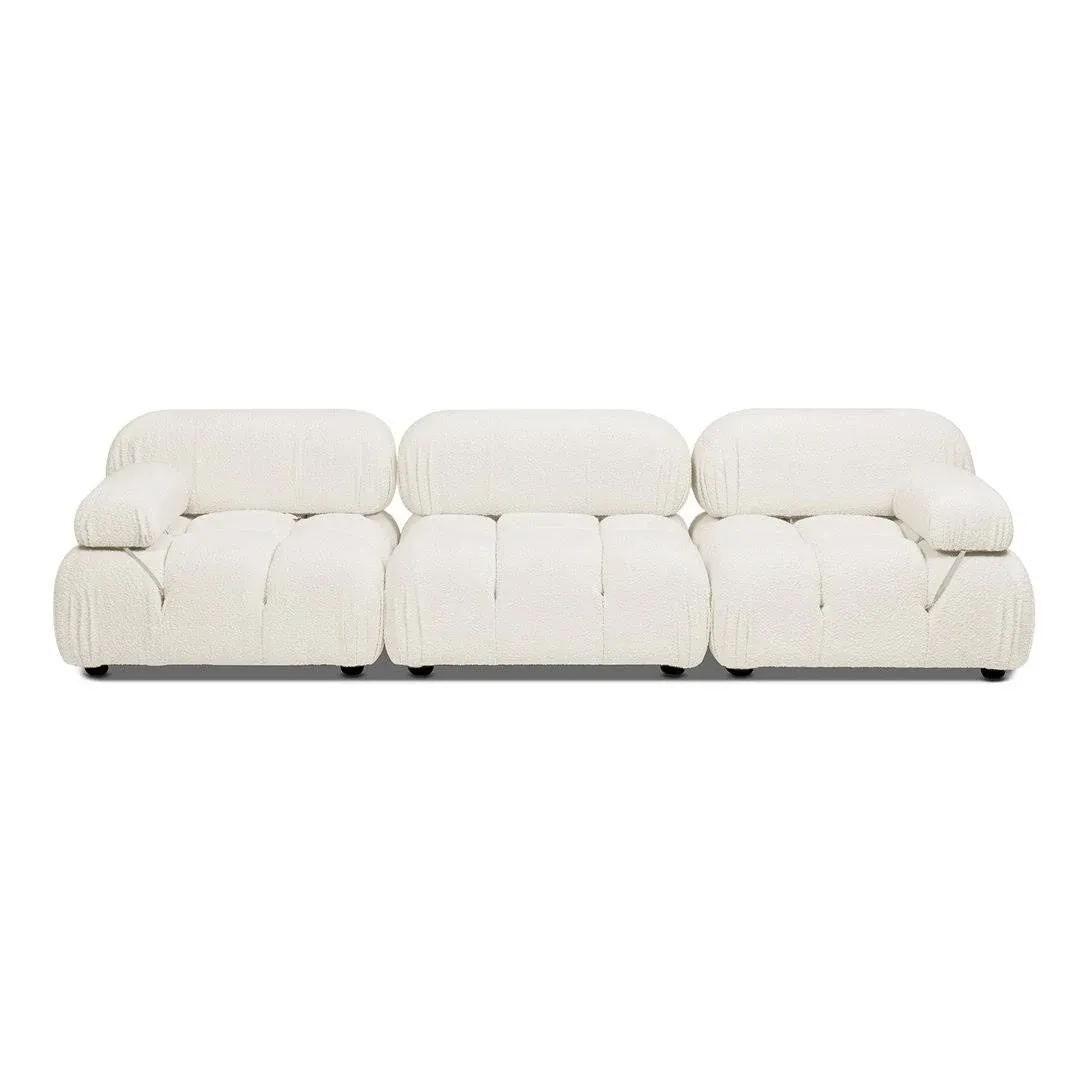 Marcel 109.5" Modular Modern 4-Piece Reversible Sectional Sofa