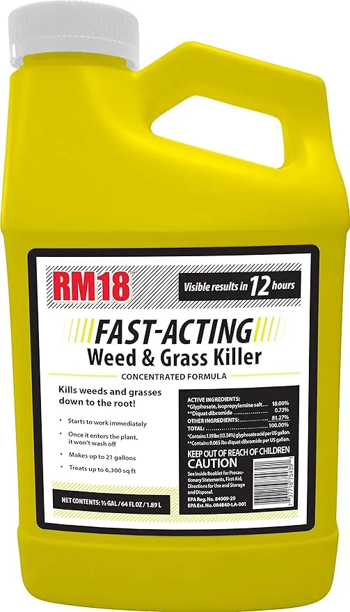 Rm18 Fast-Acting Weed & Grass Killer 32 oz