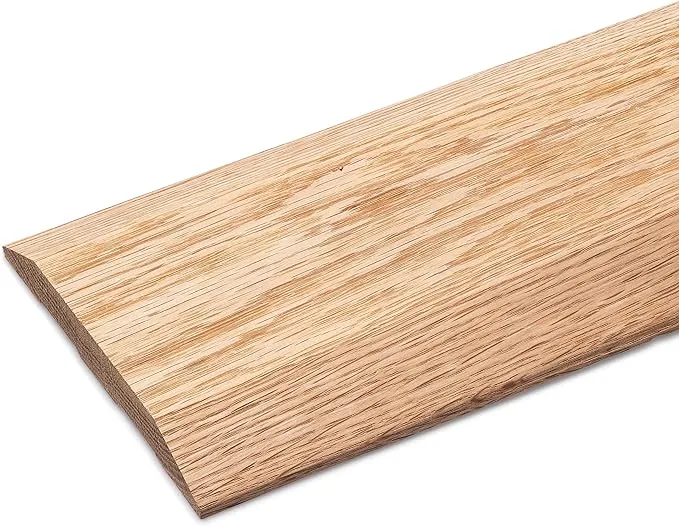 MechanicSurplus.com 5" Wide x 5/8" High Oak Threshold Pre-Drilled with Nail