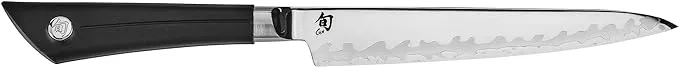 Shun Cutlery Sora Utility Knife 6", Narrow, Straight-Bladed Kitchen Knife Perfect for Precise Cuts, Ideal for Preparing Sandwiches or Trimming Small Vegetables, Handcrafted Japanese Knife