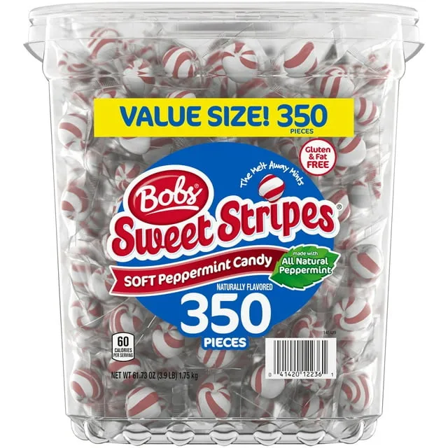 Bobs Sweet Stripes Peppermint Soft Candy