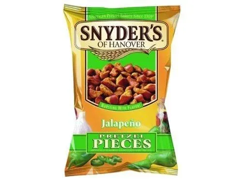 "Snyder's of Hanover: Jalapeno Pretzel Pieces, 2.25 Oz. - 10 Pack!!!!"