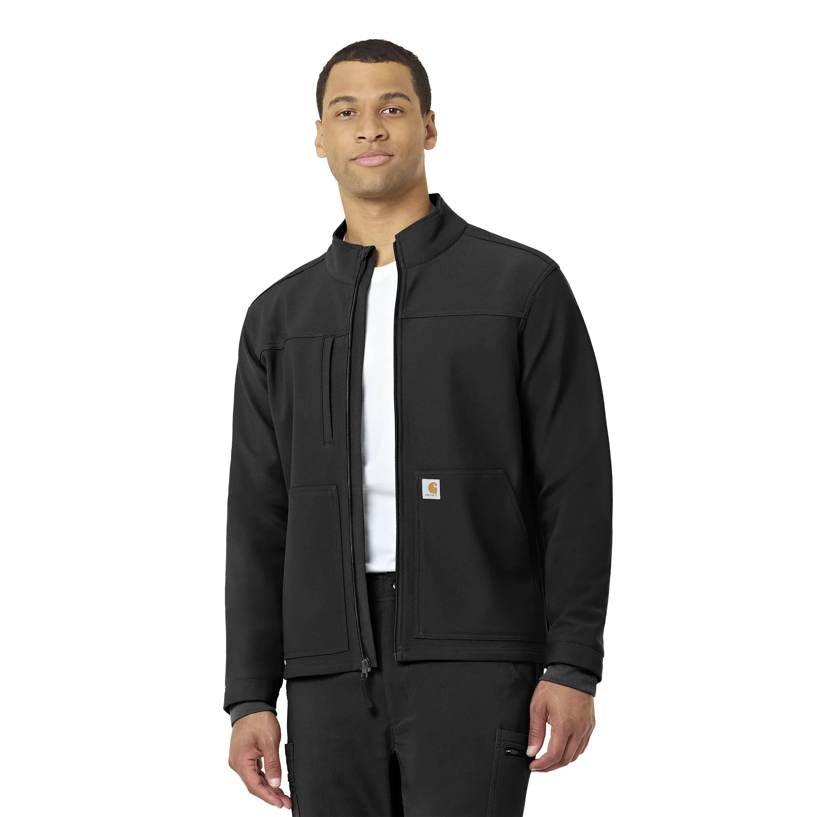 Carhartt Men's Rugged Flex Modern Fit Bonded Fleece Jacket | Black | Small