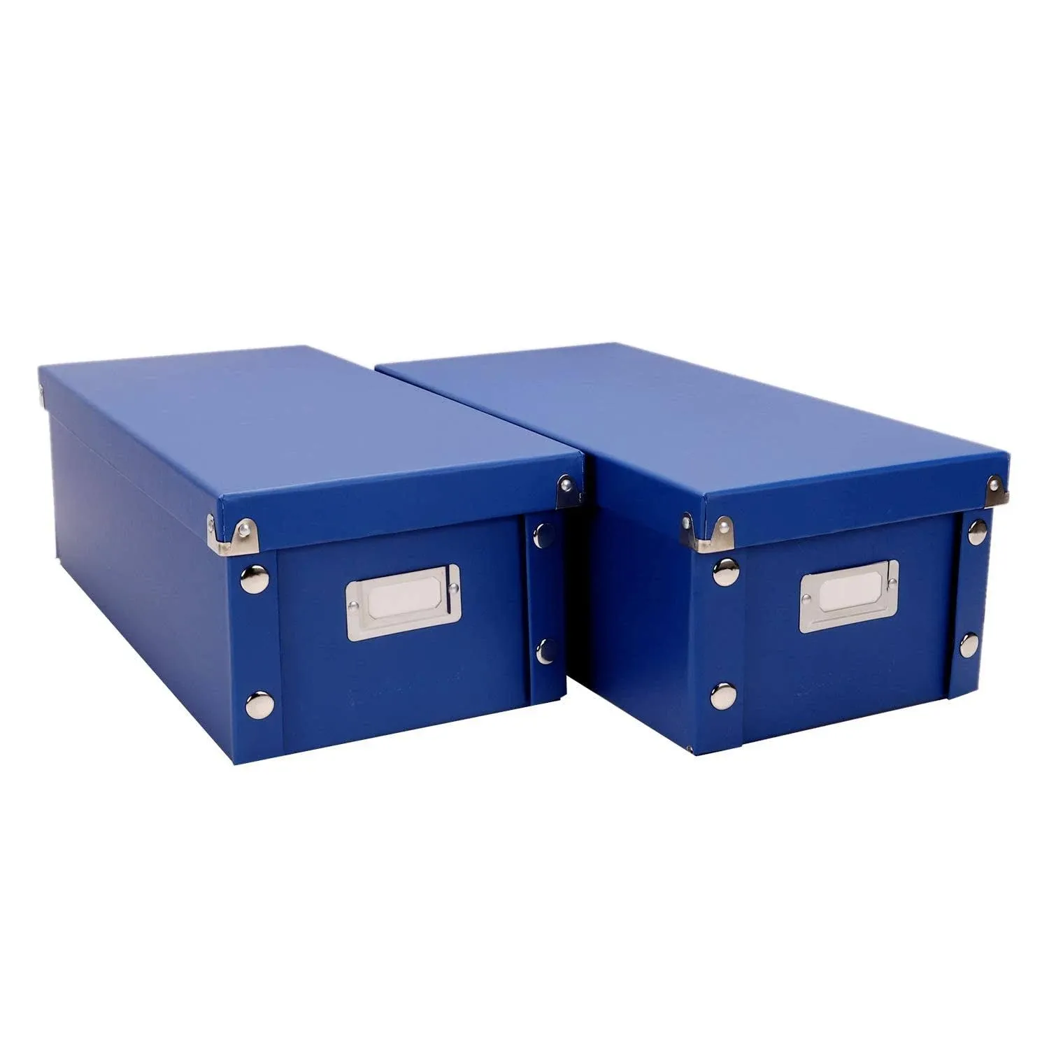 Snap N Store SNS02097 DW CD Storage Box, Classic Blue, 2 Pk