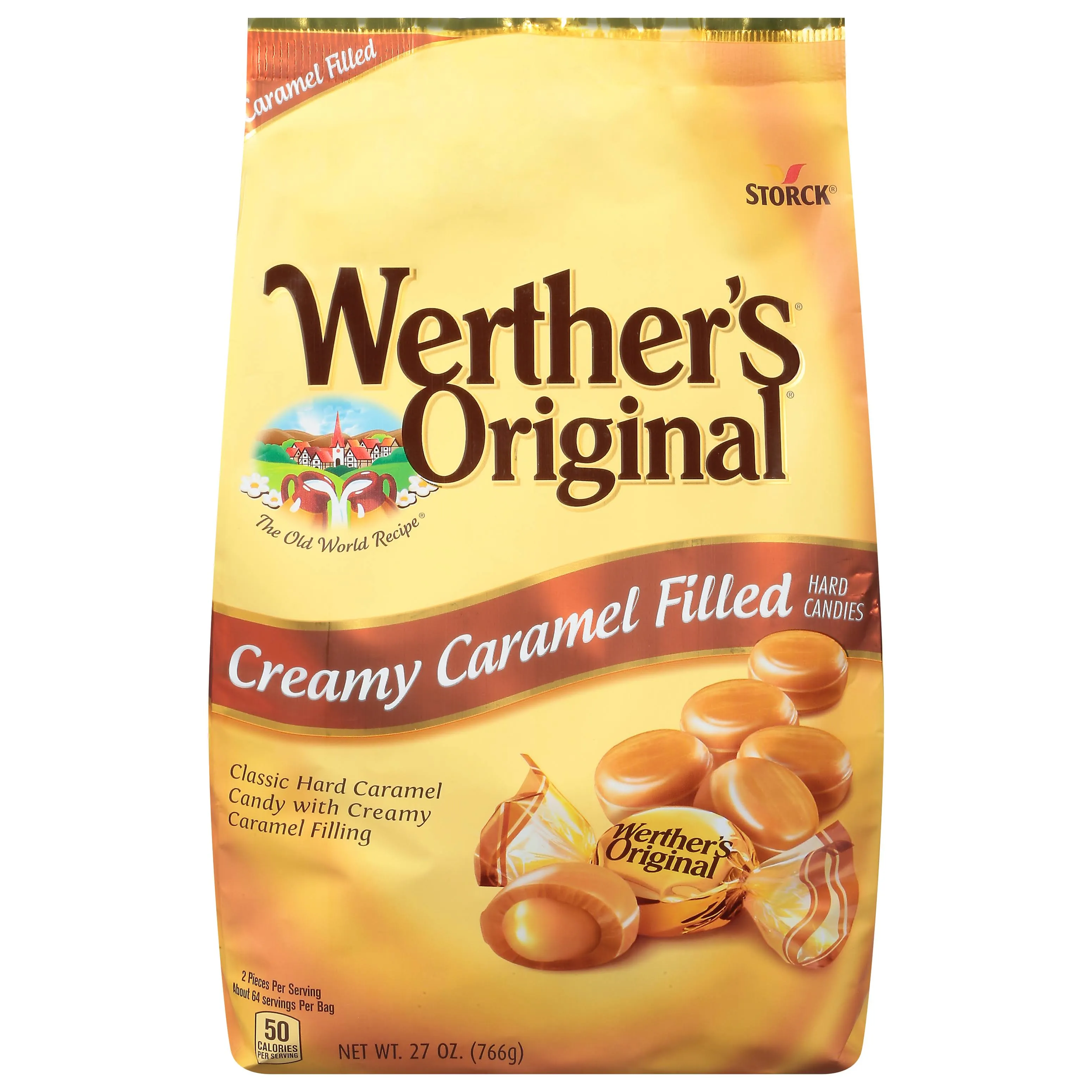 Werther's Original Creamy Caramel Filled Hard Candy, 27 oz., (SUL46044)