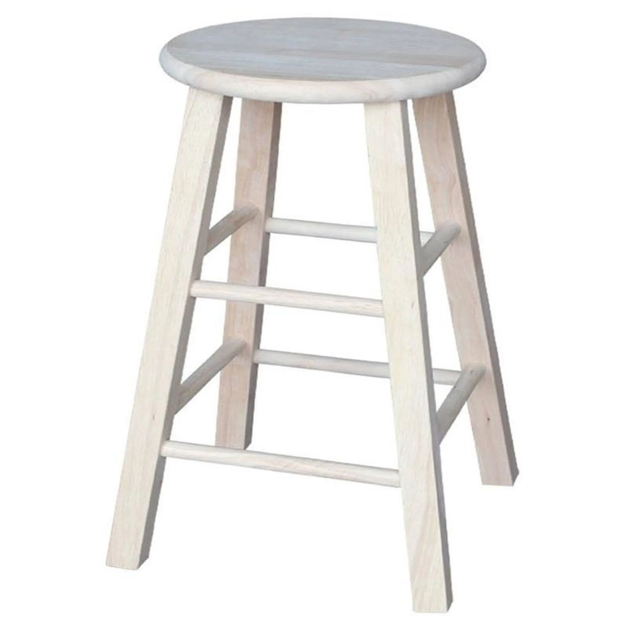 International Concepts Round Top Stool