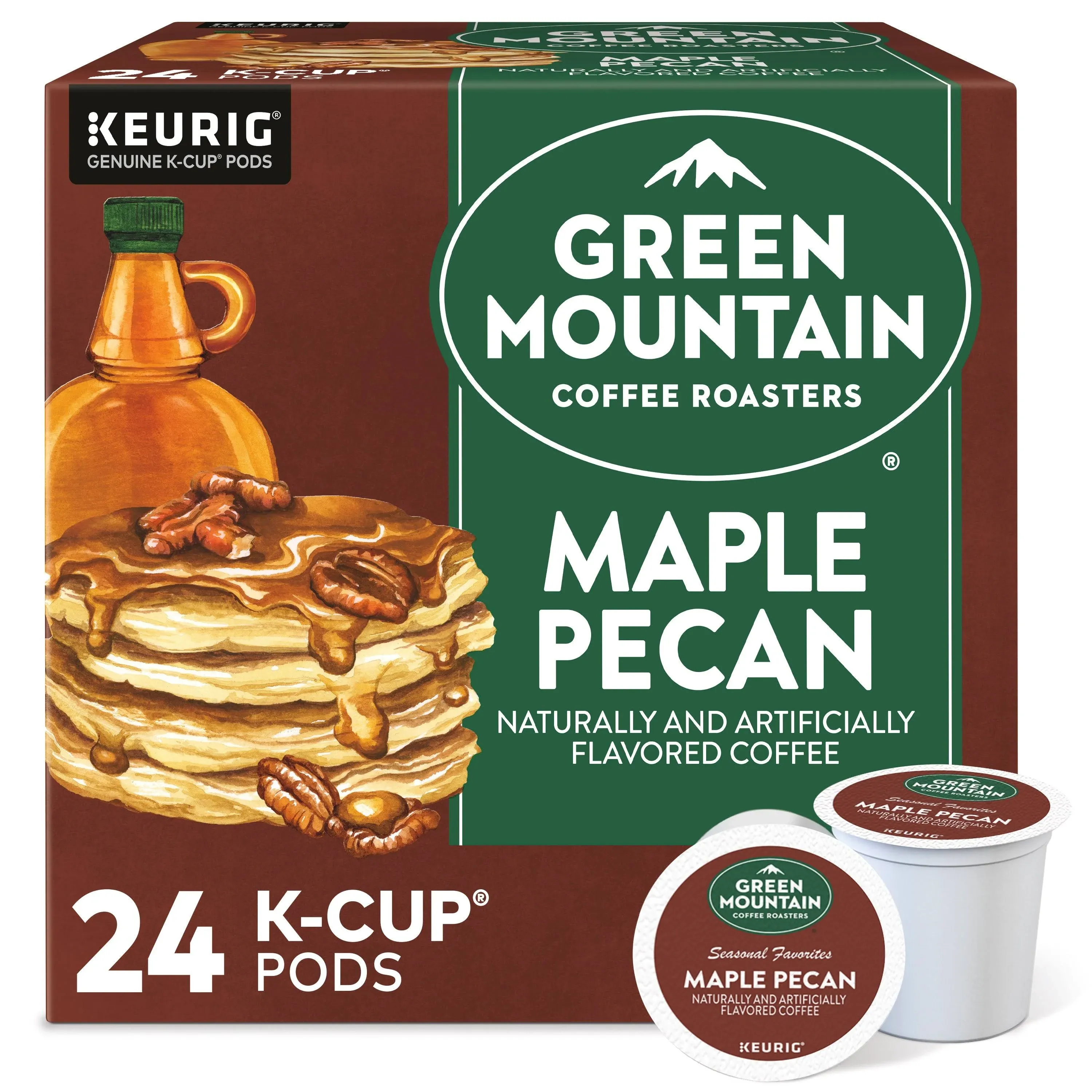 Green Mountain Coffee - K-Cup Pods, Maple Pecan, 24/Box