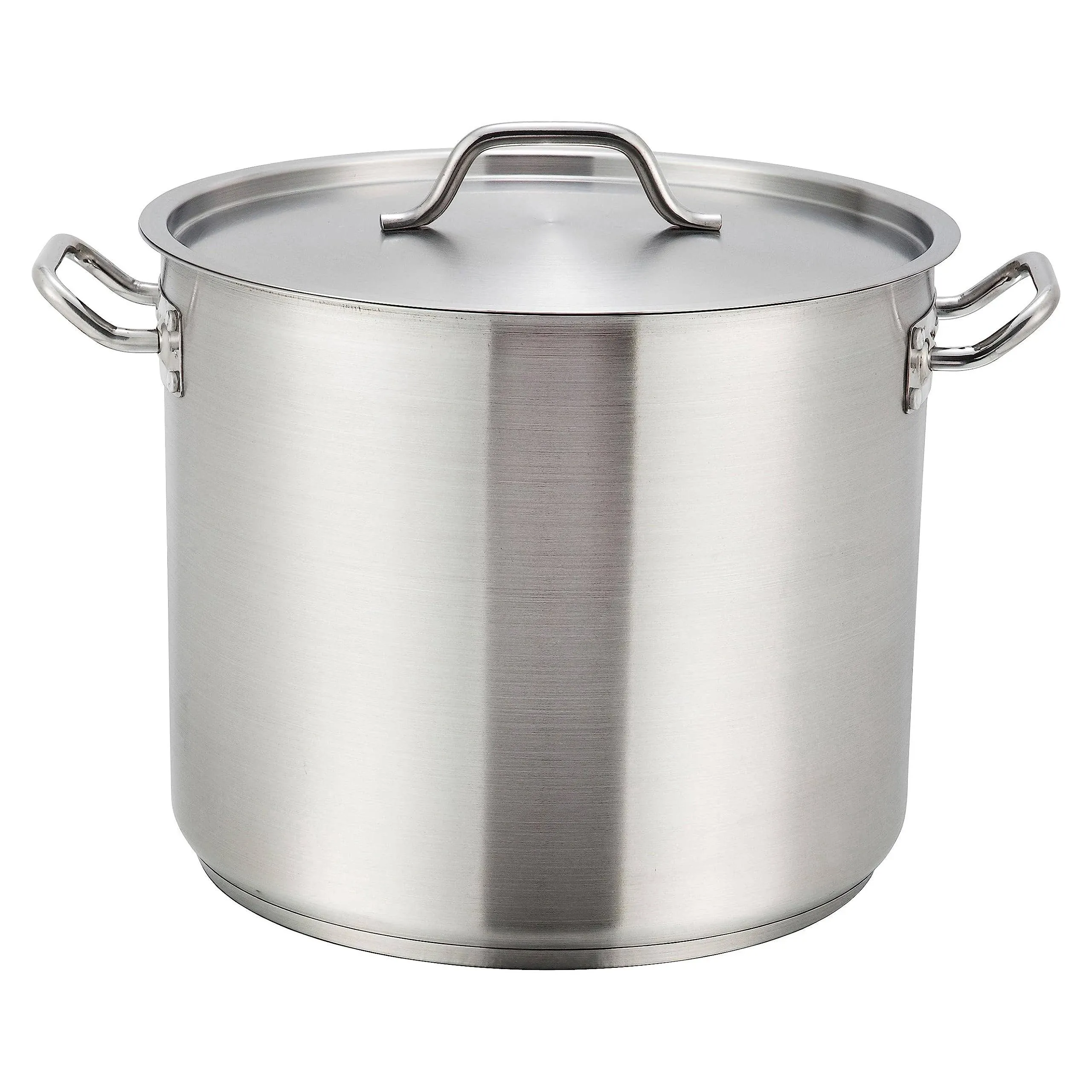 Winco SST-16 16 qt Stainless Steel Stock Pot