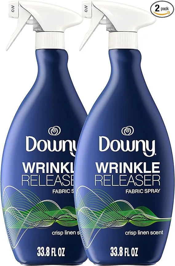 Downy Wrinkle Releaser, Crisp Linen Scent - 33.8 fl oz liq