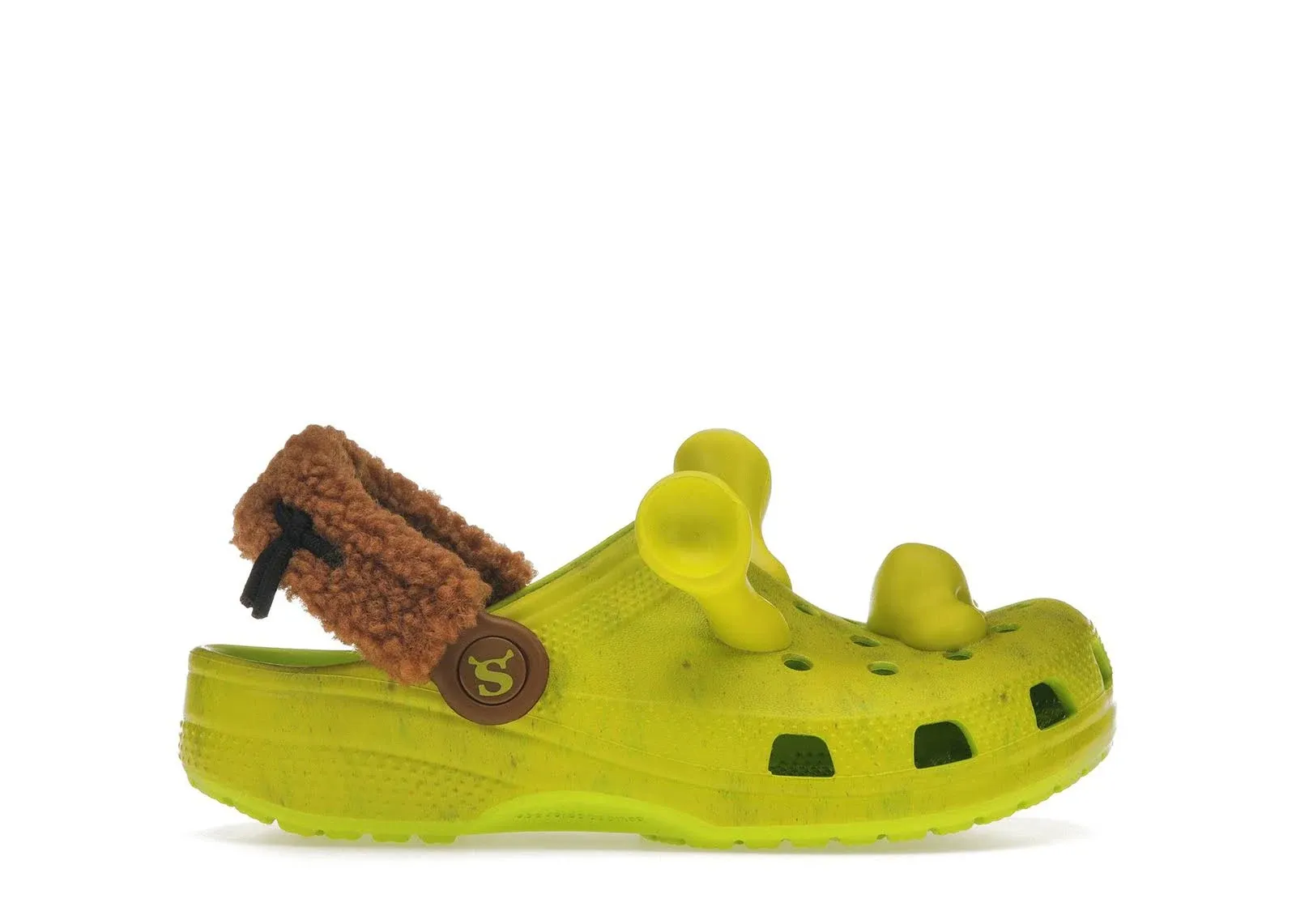 Crocs Kids' Classic Dreamworks Shrek Clog, Green, J1