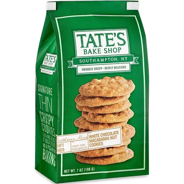 Tates Bake Shop Cookies, White Chocolate Macadamia Nut