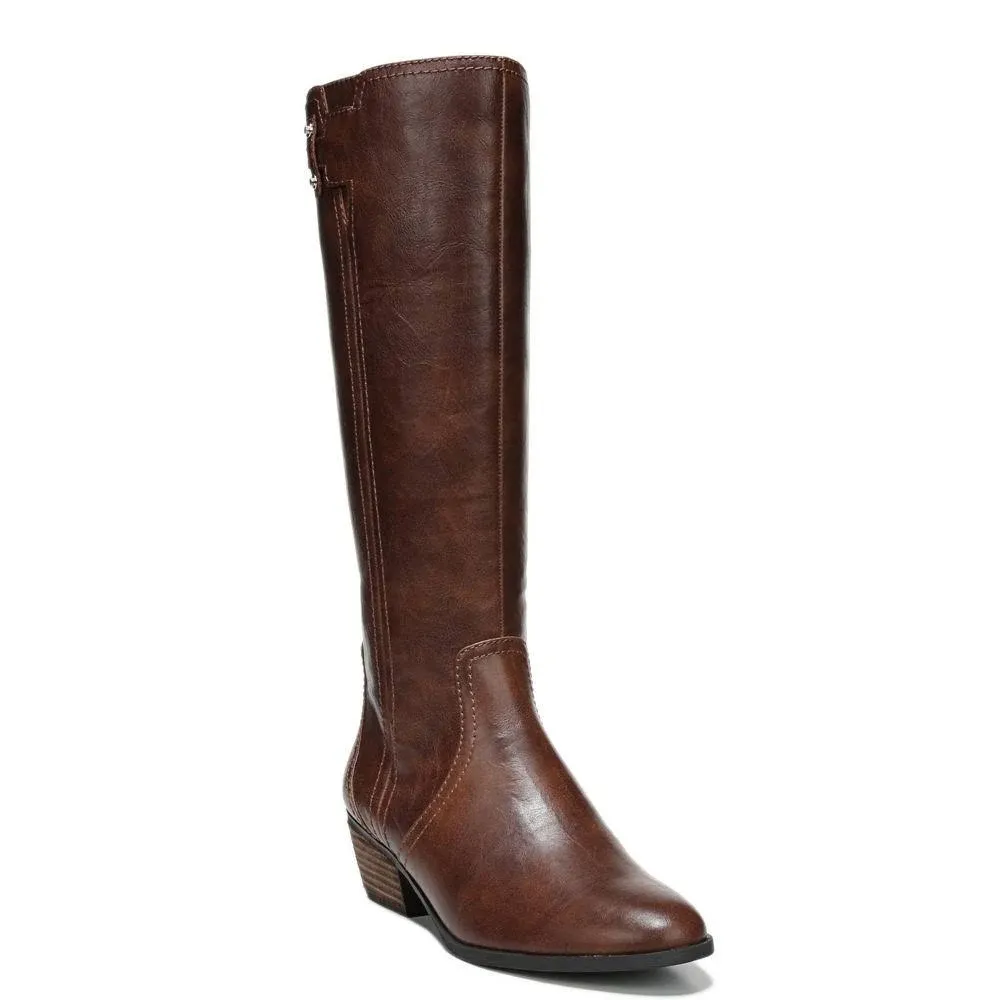 Dr. Scholl's Brilliance Wide Calf Riding Boots, Whiskey