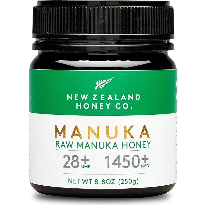 New Zealand Honey Co. Raw Manuka Honey UMF 28+ | MGO 1450+, UMF Certified / 8.8oz