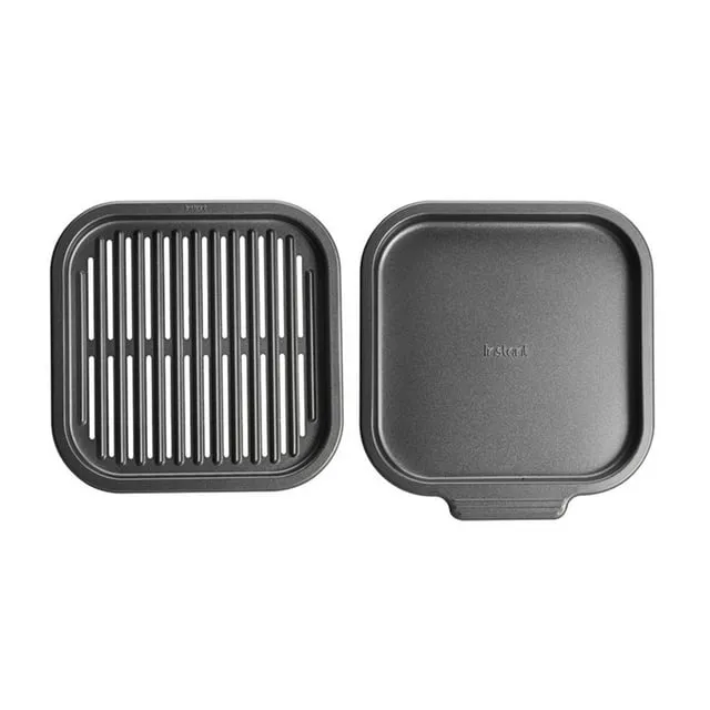 Instant Pot Vortex/Air Fryer 2-piece Non-Slip Grill Pan for 6 and 10-Quart