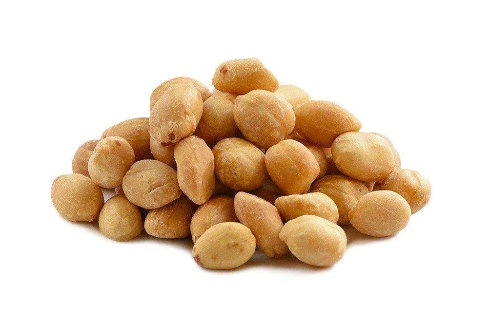 Roasted Unsalted Peanuts in Bulk, 10lb Case - Unsalted Roasted Peanuts Bulk, Product of California