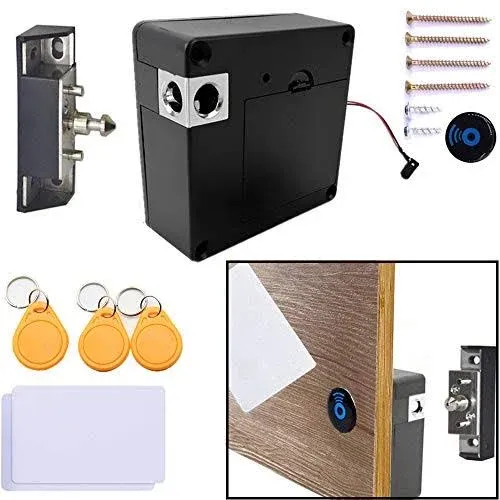 Electronic Cabinet Lock NFC Function Supported RFID Hidden DIY Sensor Punch ...