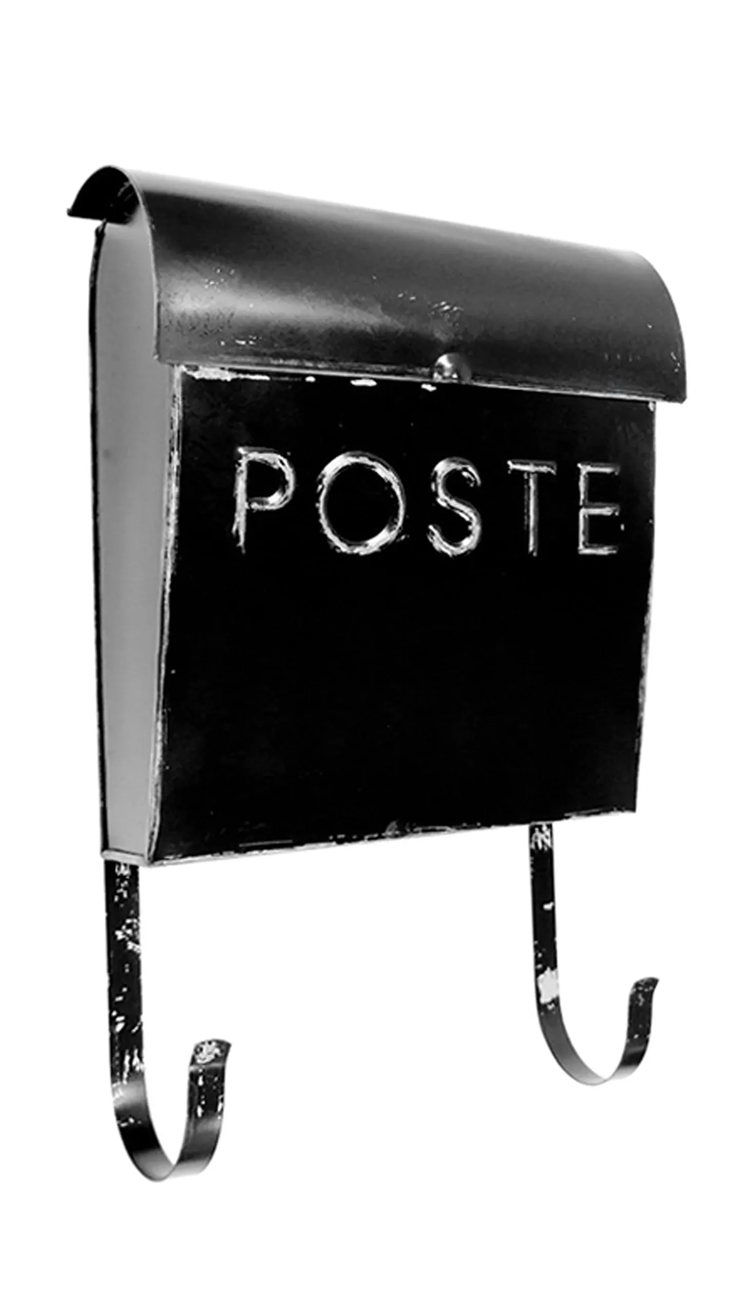 NACH French Euro Aged Wall Mounted Mailbox with Newspaper Holder