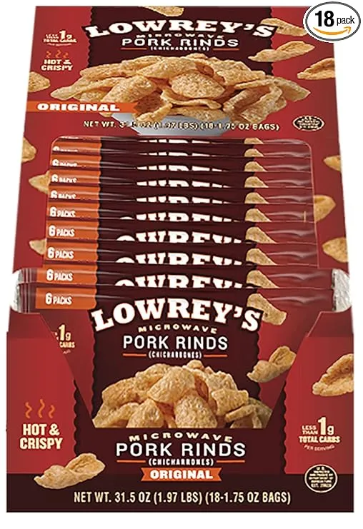 Lowrey's Bacon Curls Microwave Pork Rinds