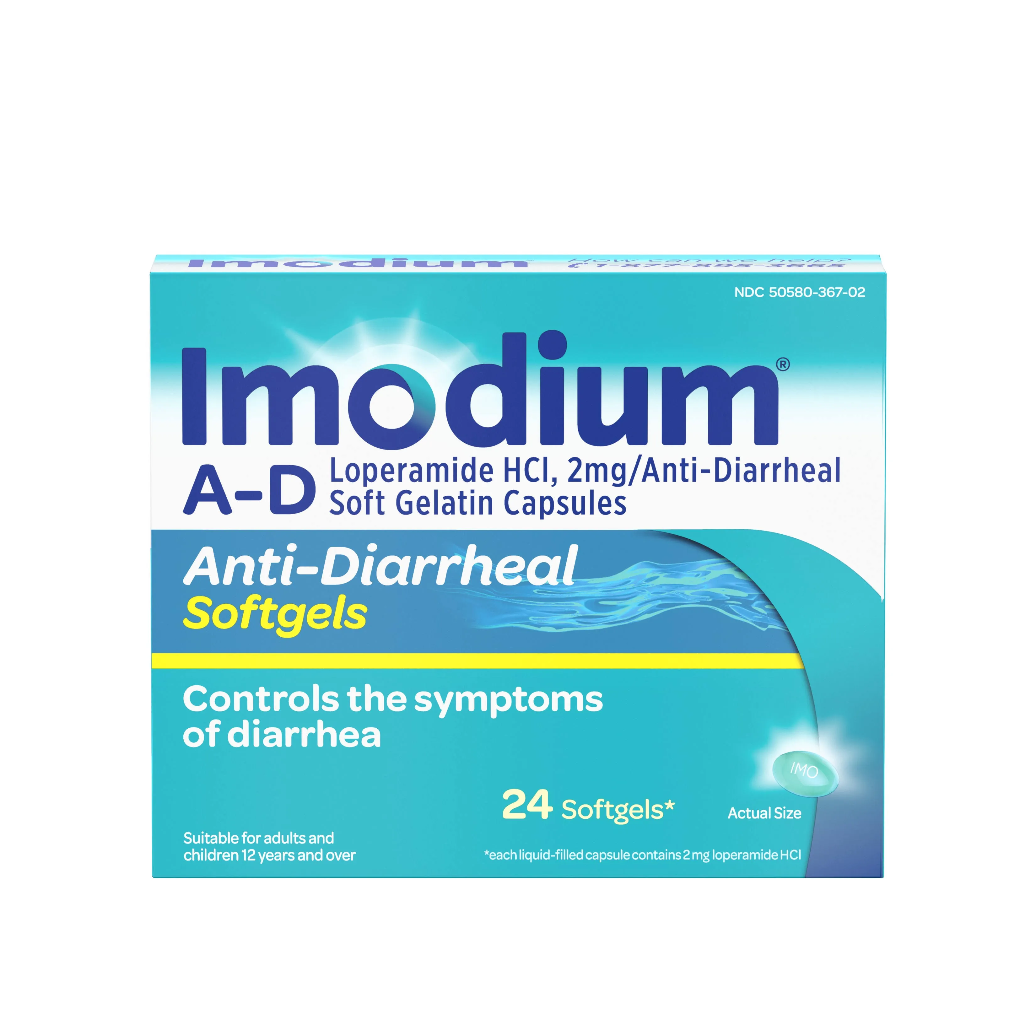 Imodium A-D Anti-Diarrheal Softgels