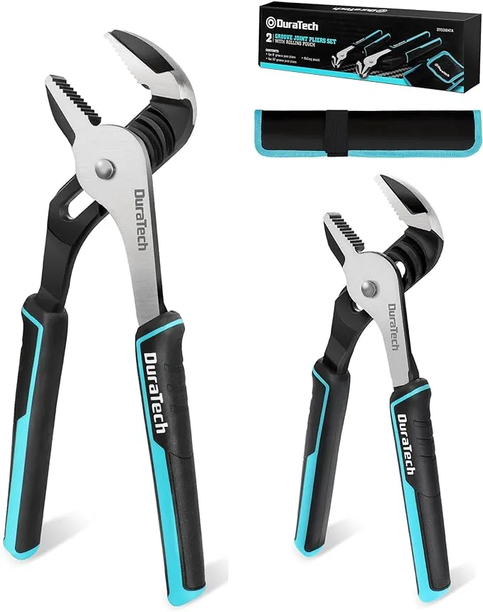 DuraTech 2-Piece Groove Joint Pliers Set