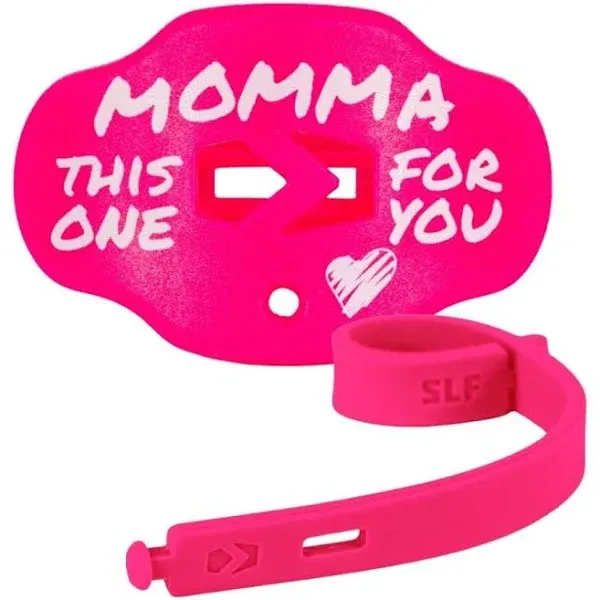 Sleefs Momma Pink Soft Football Mouthguard