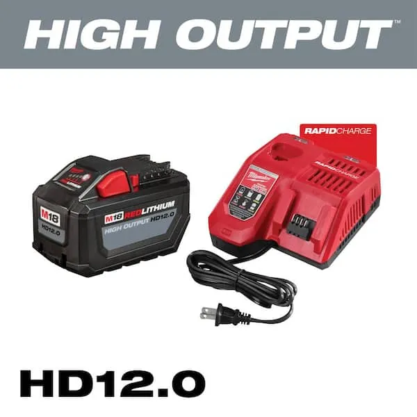 Milwaukee 48-59-1200 M18 Red Lithium High Output HD12.0 Starter Kit