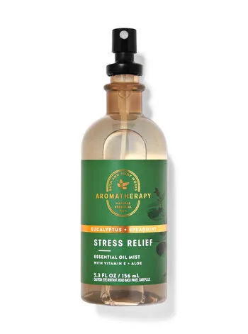 Bath and Body Works STRESS RELIEF: EUCALYPTUS + SPEARMINT Essential Oil Mist