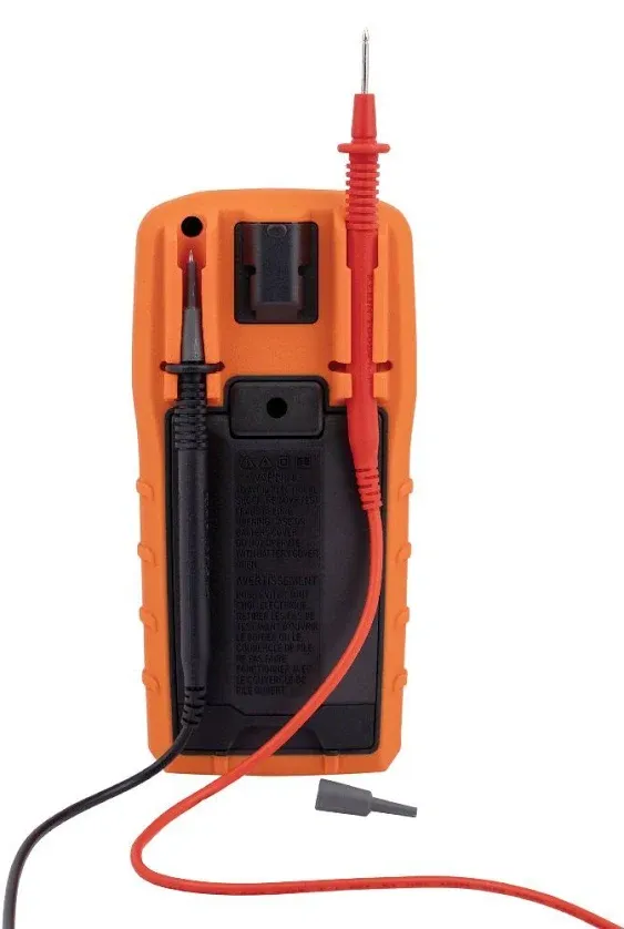 Klein Tools MM720 Digital Multimeter, Auto-Ranging TRMS, Low Impedance (LoZ), 1000V AC/DC Voltage, 10A AC/DC Current, 60 MOhms Resistance,Orange/Black 