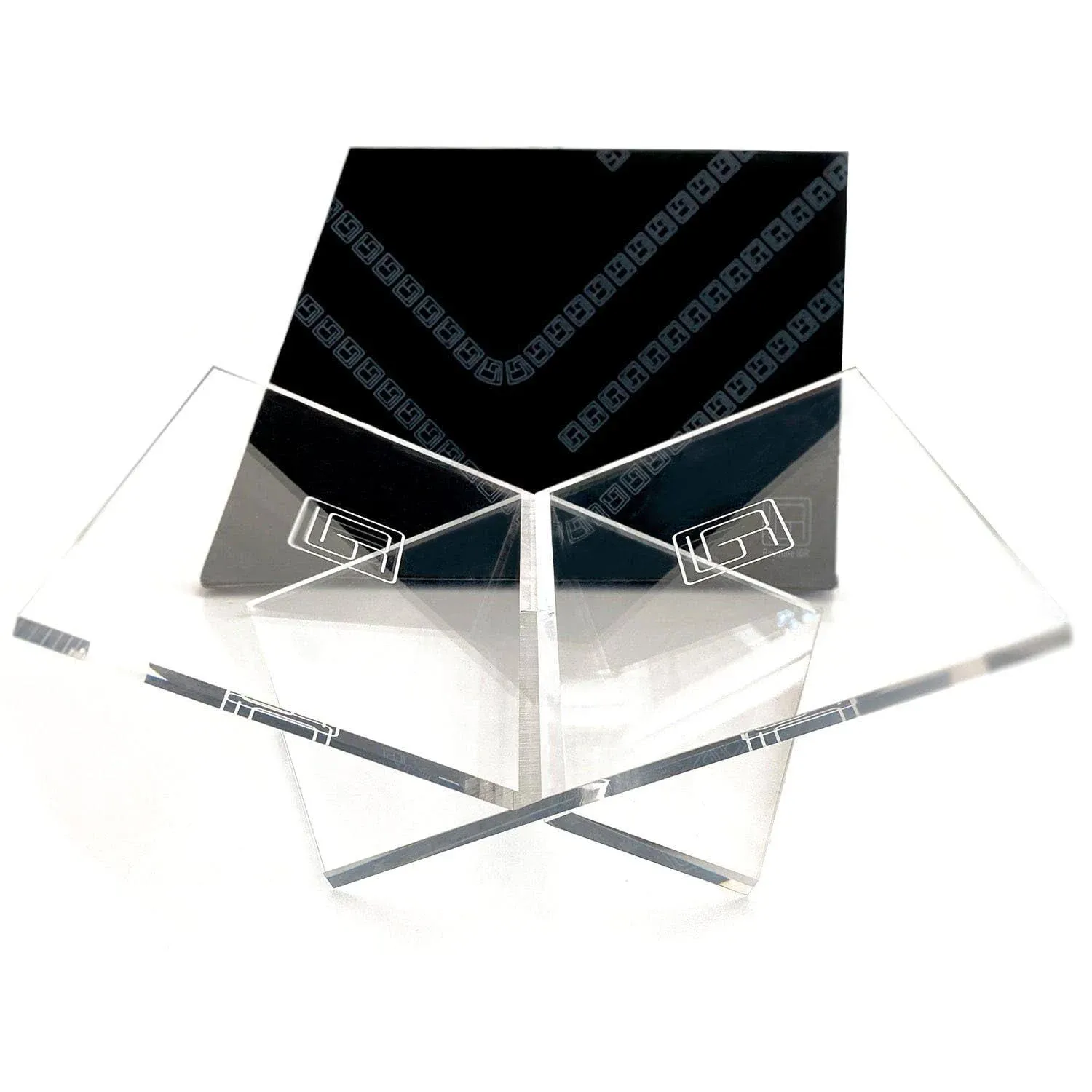 Baseline IGR | Acrylic Book Stand | Book Display Stand | Medium | Angled | Bo...